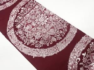 華紋模様織出し袋帯